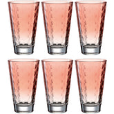 Trinkglas OPTIC  300 ml rot 6er-Set