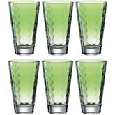 Trinkglas OPTIC 300 ml hellgrün 6er-Set
