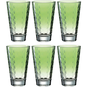 Trinkglas OPTIC 6er-Set 300 ml hellgrün