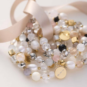 Armband HOPE silber/rose