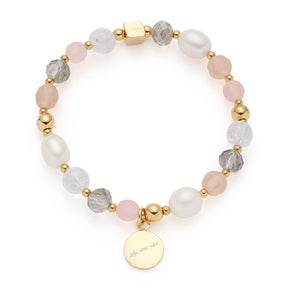 Armband HOPE gold/rose