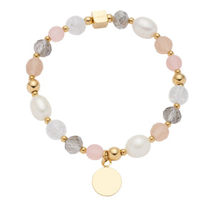Armband HOPE gold/rose mit persönlicher Gravur