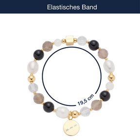 Armband HOPE gold/grau
