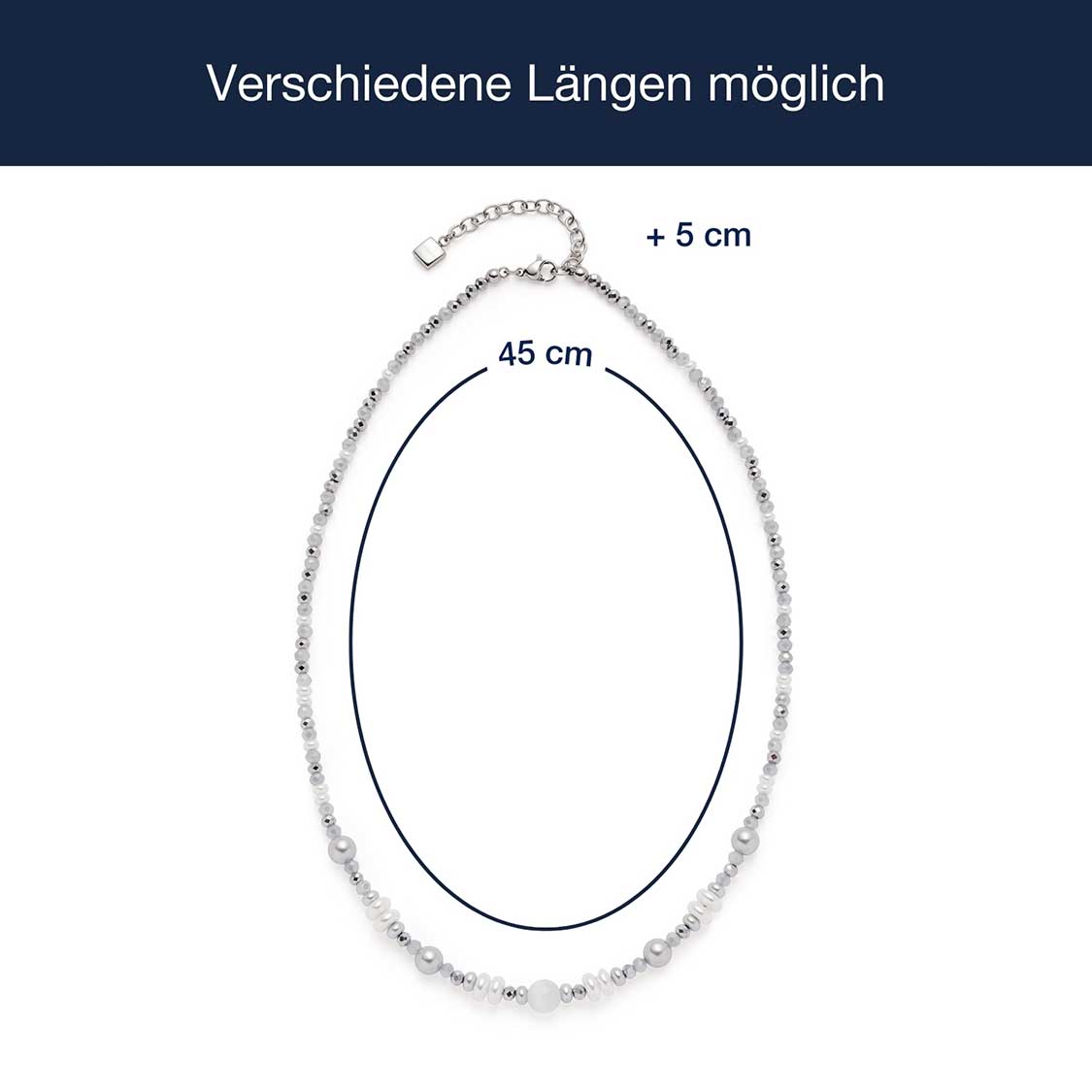 Halskette KLARA 45 cm