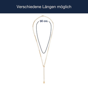 Halskette YVONNE 90 cm gold