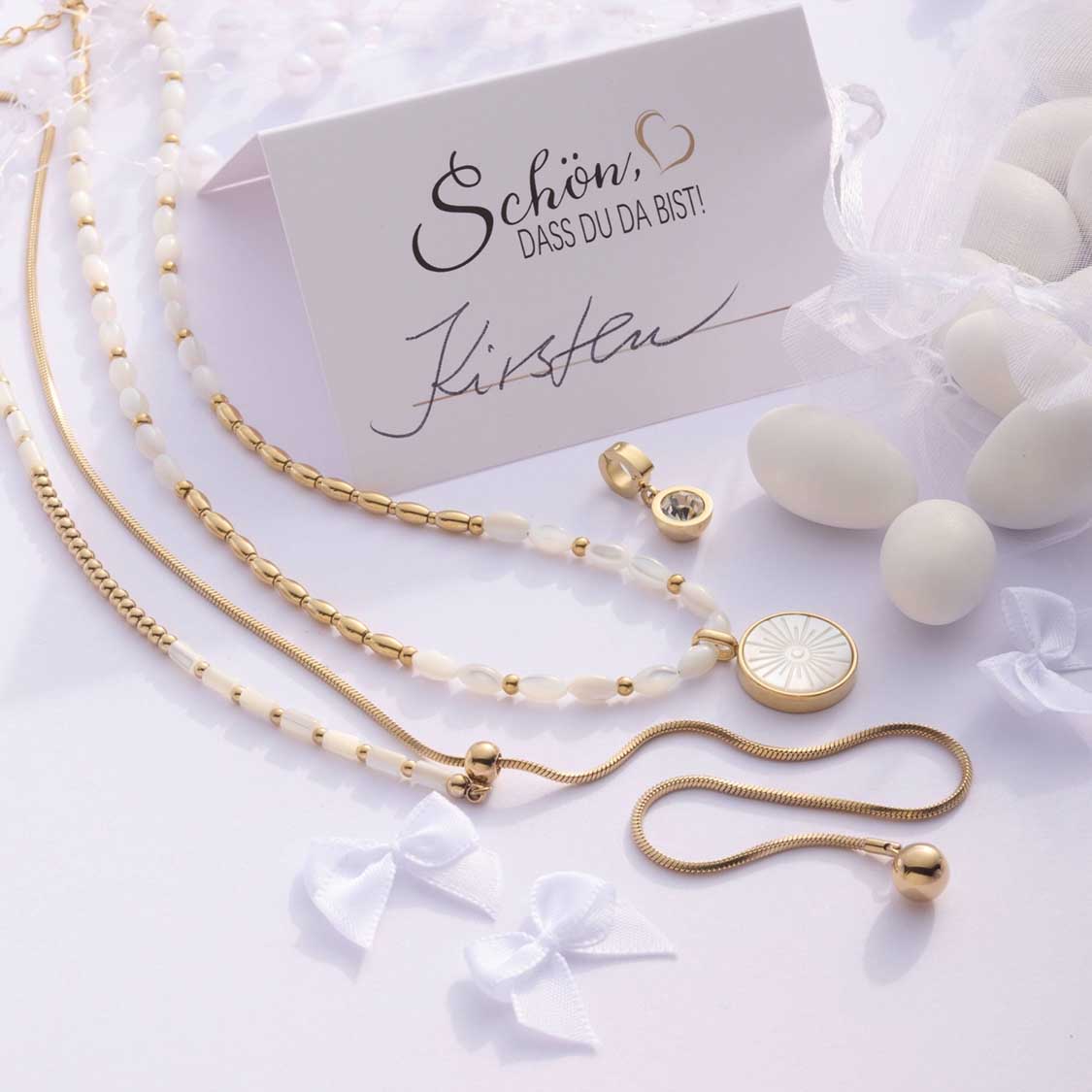 Halskette YVONNE 90 cm gold