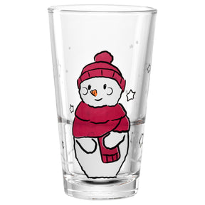 Trinkglas 330ml Schneemann AUTENTICO