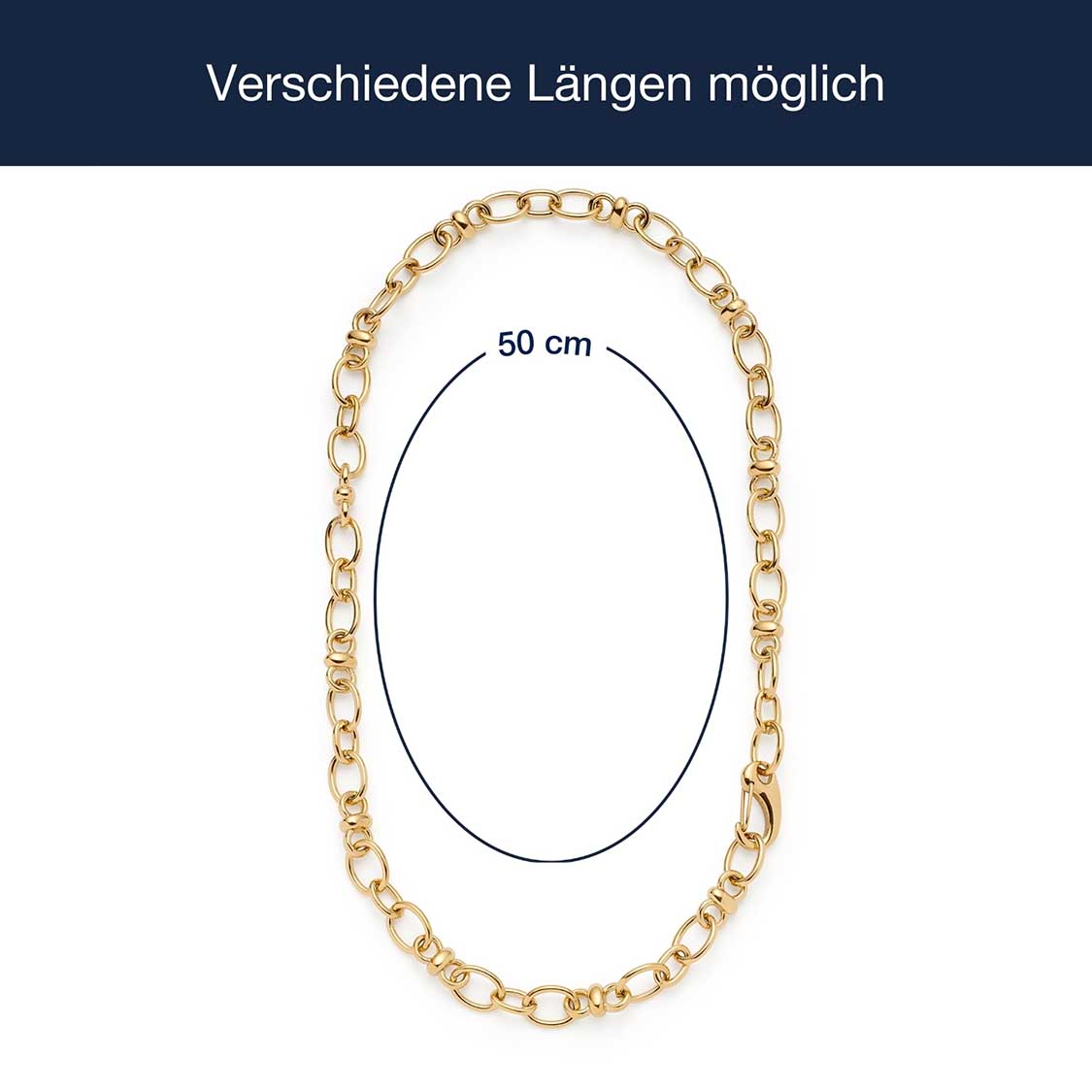 Halskette VIRGINIA 50 cm gold