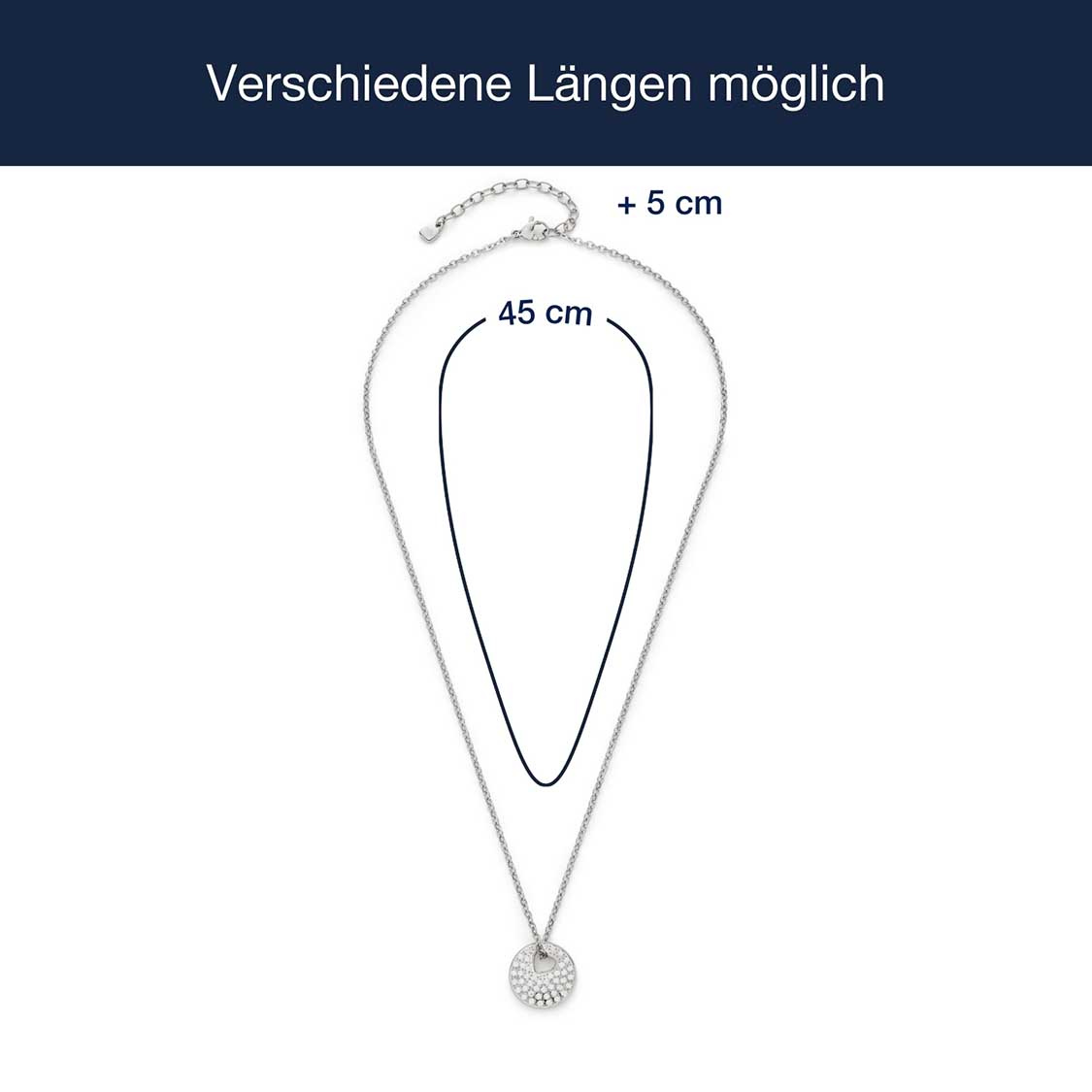 Halskette SUE AMOUR 45 cm Valentine Special