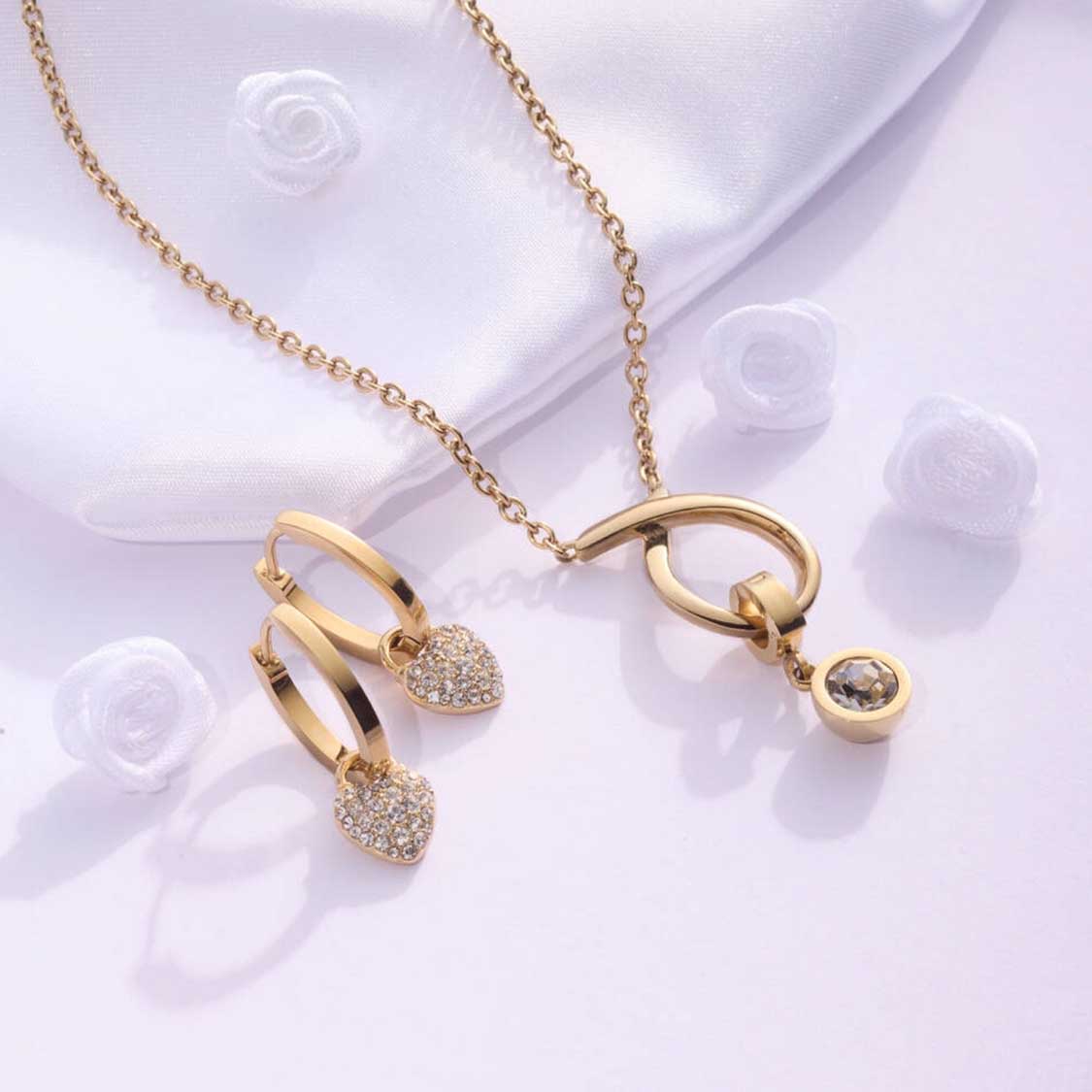 Set/2 Anhänger NICKY gold Beauty's