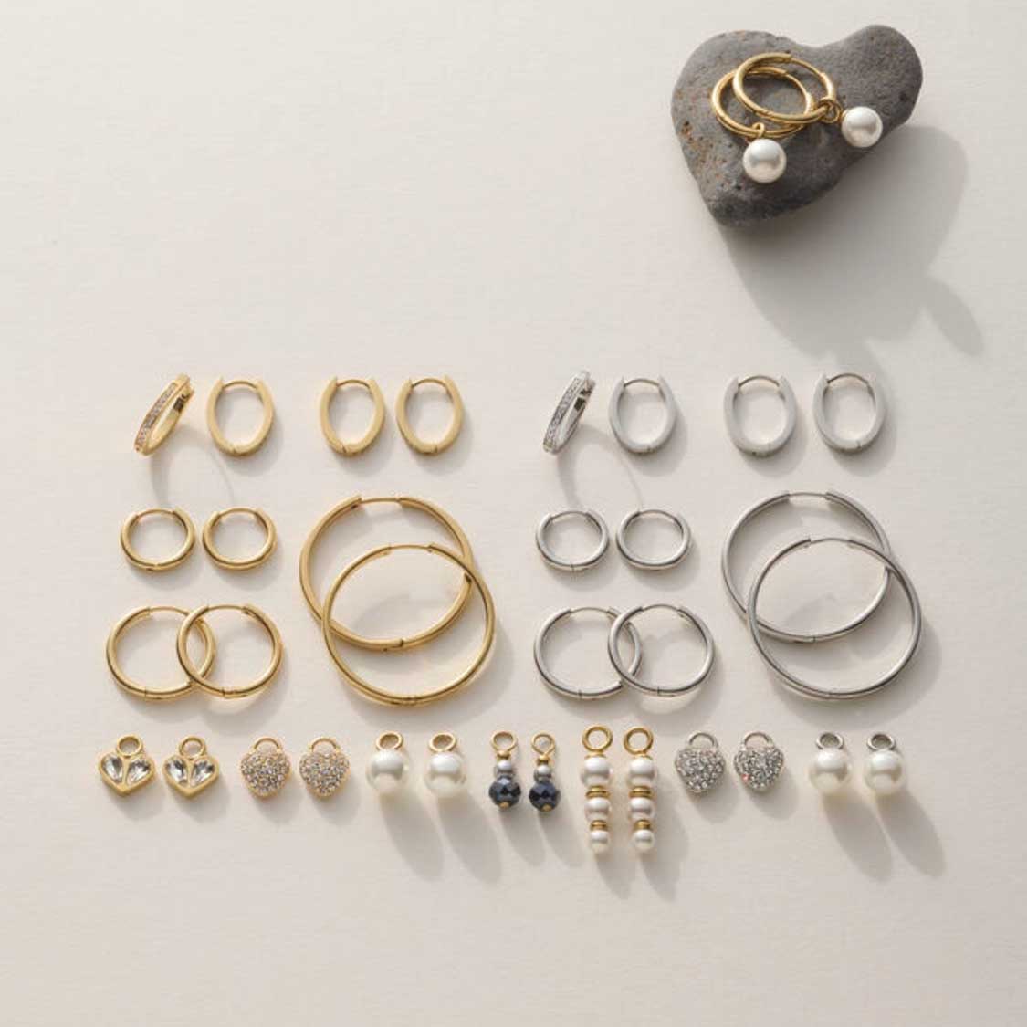 Set/2 Anhänger NICKY gold Beauty's