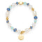 Armband HOPE gold/blau
