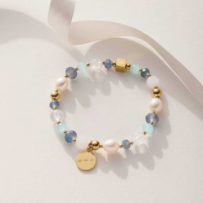 Armband HOPE gold/blau