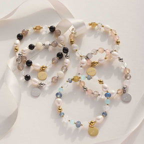 Armband HOPE gold/blau