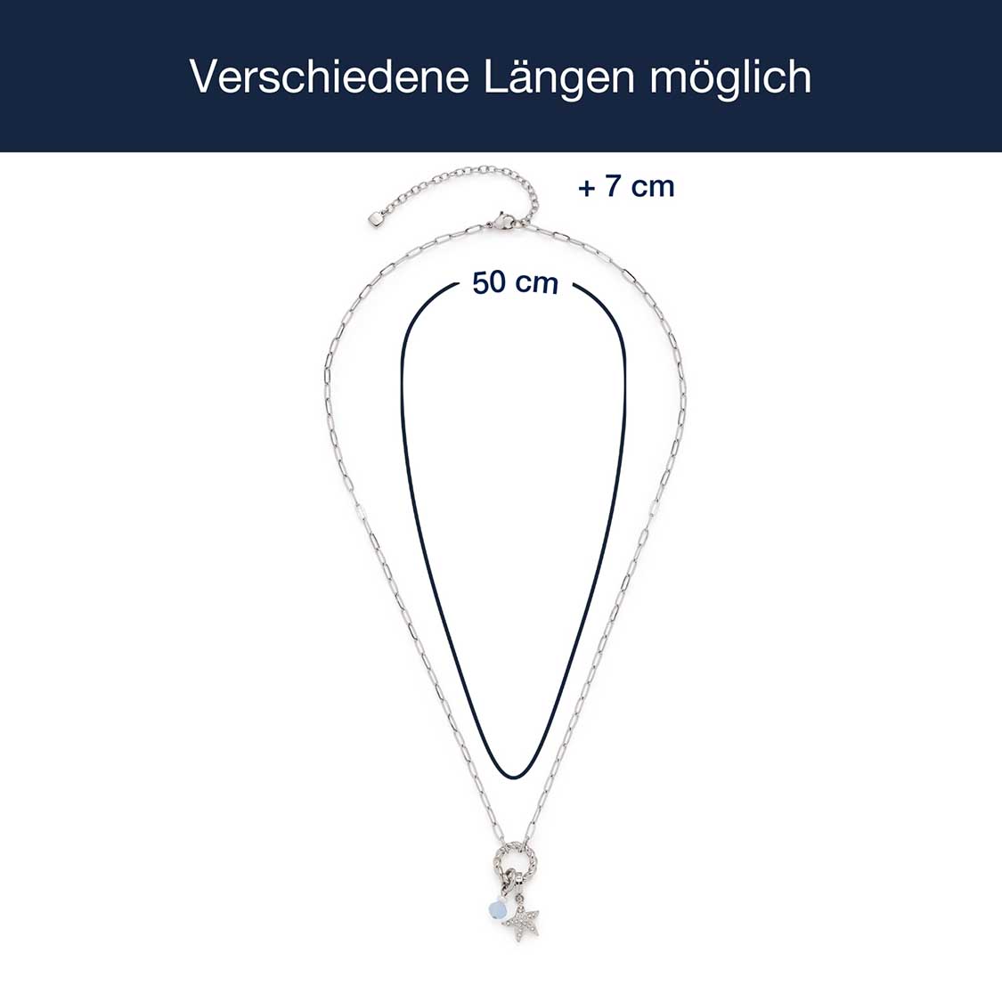 Halskette FRANZI 50 cm Sommer Special