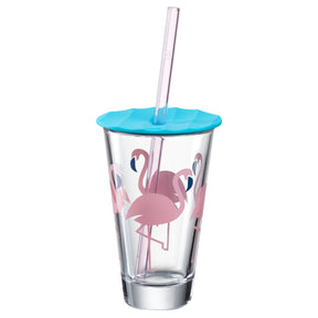 Trinkset AMALFI 3-teilig 300 ml Flamingo