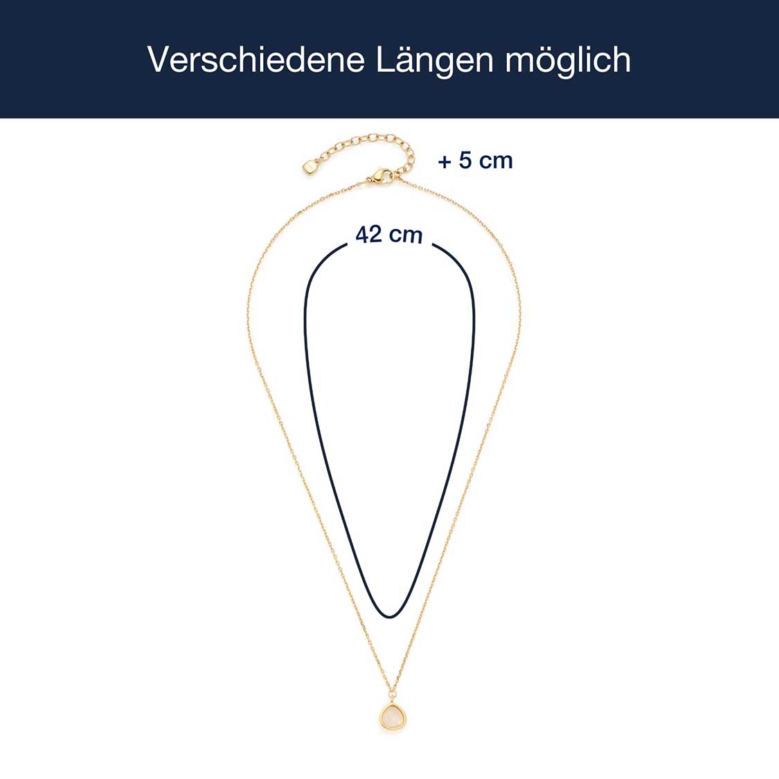 Halskette INDRA 42 cm gold CIAO