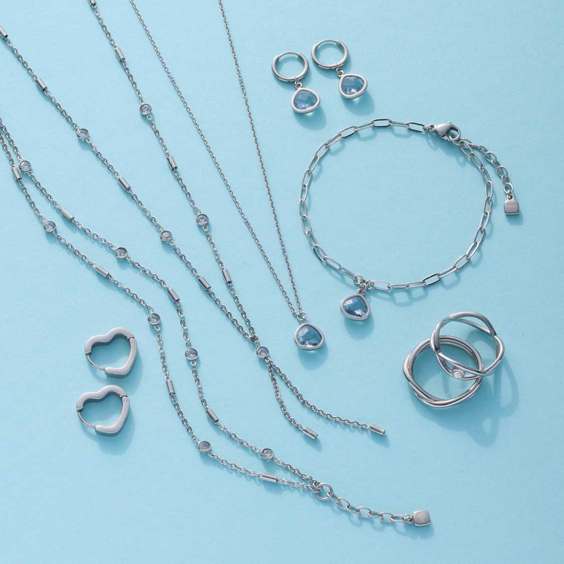 Halskette INDRA 42 cm blau CIAO