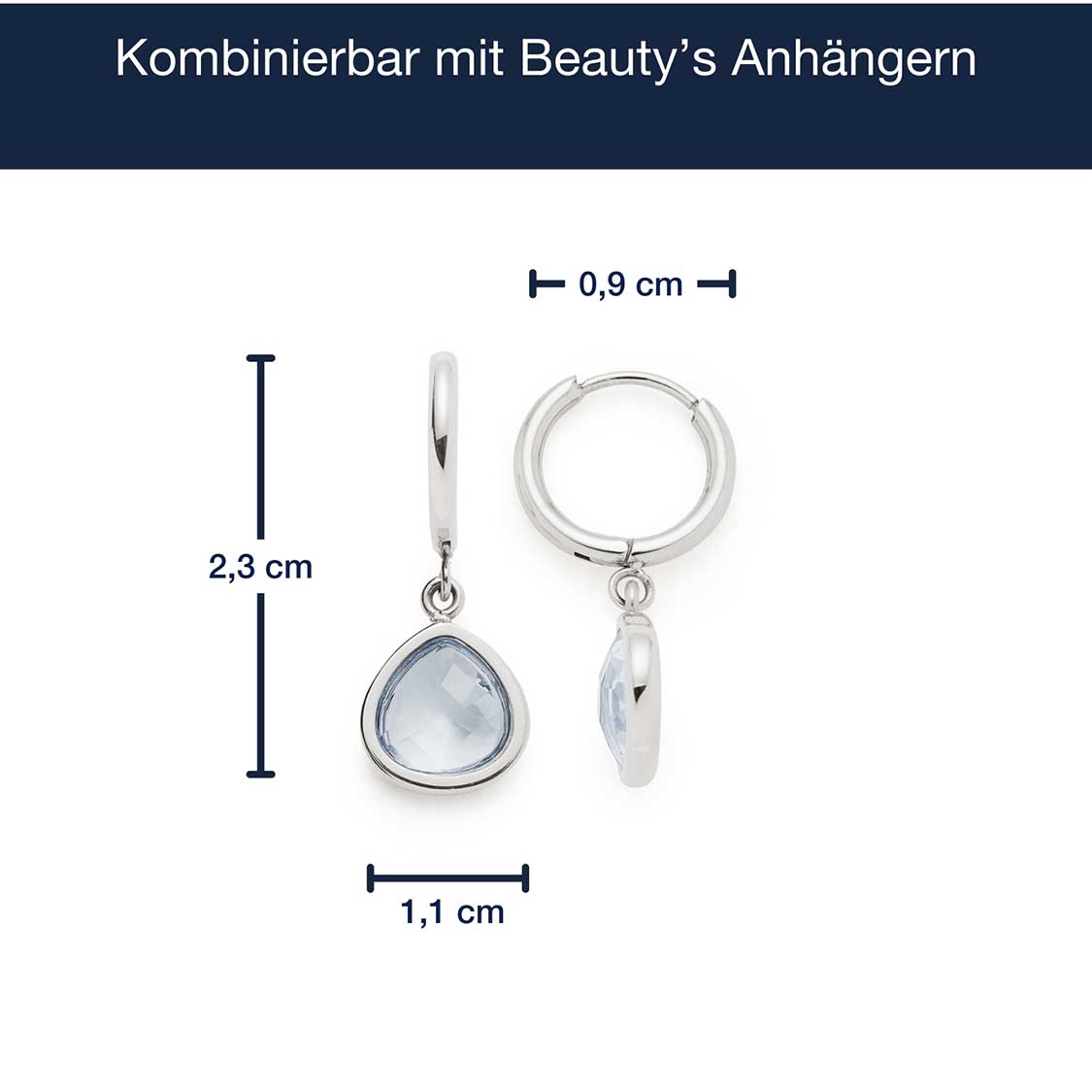 Ohrring INDRA blau CIAO