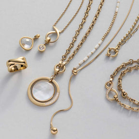 Halskette ANJA 45 cm gold Clip & Mix