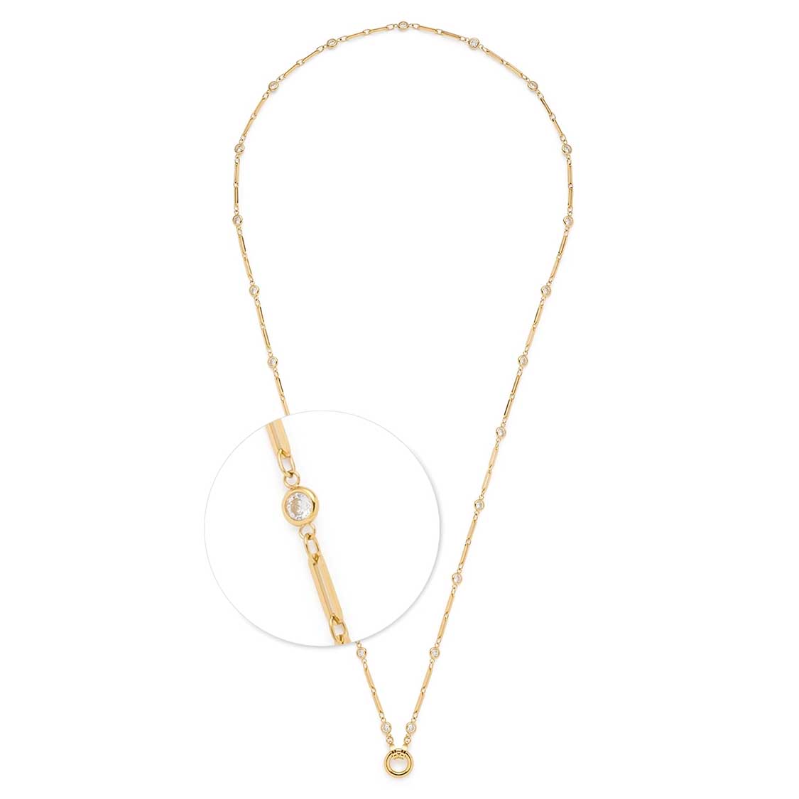 Halskette REBECCA 80 cm gold Clip & Mix