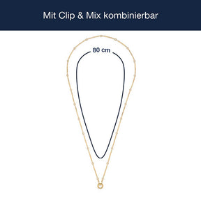 Halskette REBECCA 80 cm gold Clip & Mix