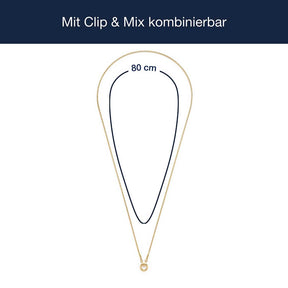 Halskette SONJA 80 cm gold Clip & Mix