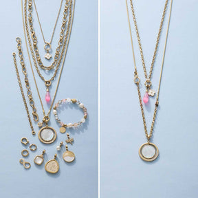 Halskette SONJA 80 cm gold Clip & Mix