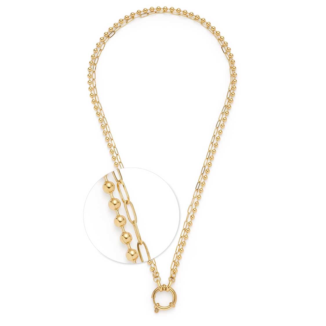 Halskette LIZZY 45 cm gold Clip & Mix