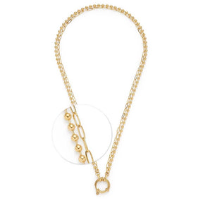 Halskette LIZZY 45 cm gold Clip & Mix