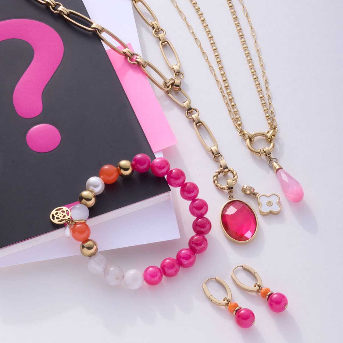 Halskette LIZZY 45 cm gold Clip & Mix