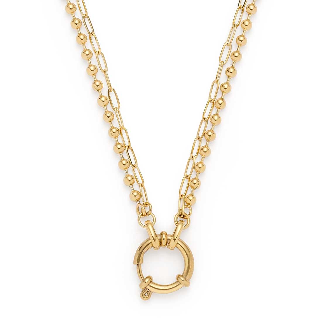 Halskette LIZZY 45 cm gold Clip & Mix