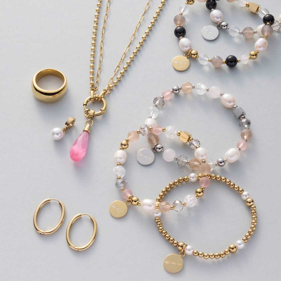 Halskette LIZZY 45 cm gold Clip & Mix