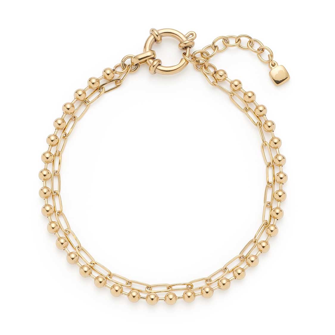 Armband LIZZY gold Clip & Mix