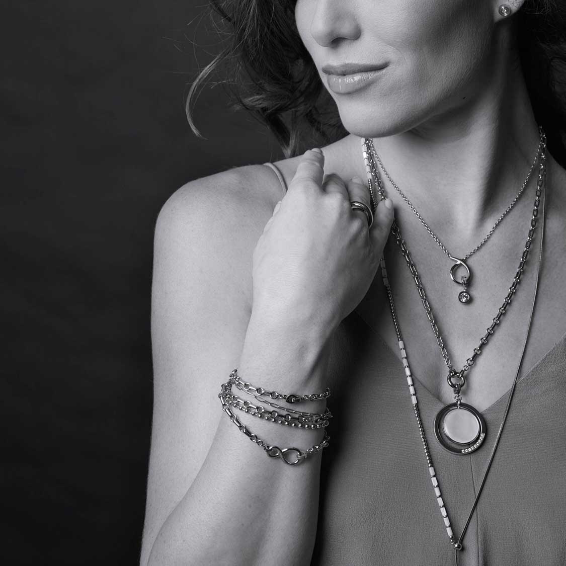 Armband LIZZY gold Clip & Mix