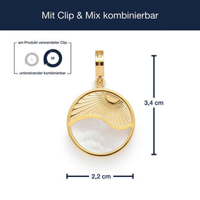 Anhänger SOLARIS gold Clip & Mix