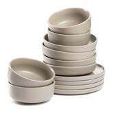 Geschirrset ROMA beige 12-teilig