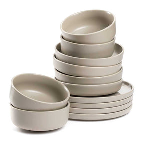 Geschirrset ROMA beige 12-teilig
