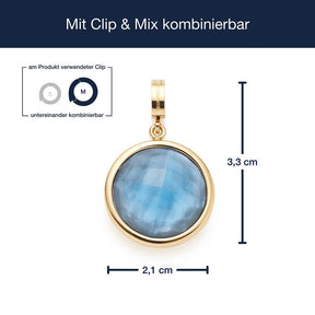 Anhänger MINKA gold Clip & Mix