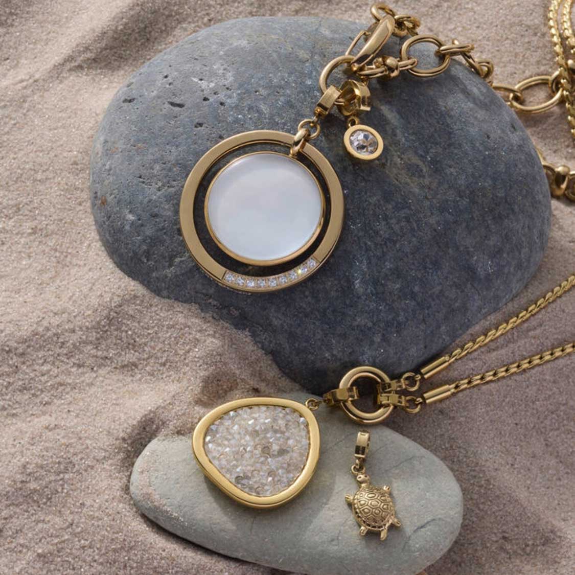 Anhänger LACY gold Clip & Mix