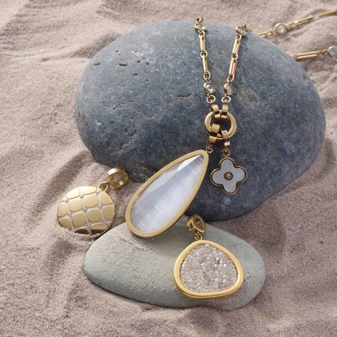 Anhänger BLUNA gold Clip & Mix