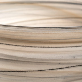 Schale ALABASTRO 14 cm beige/schwarz