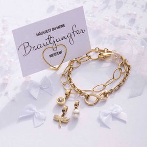 Edelstahlring SENTA gold Clip & Mix