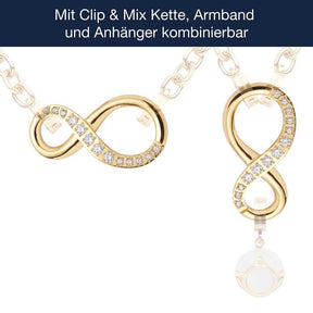 Edelstahlring SENTA gold Clip & Mix