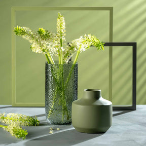 Keramikvase MILANO 19 cm grün
