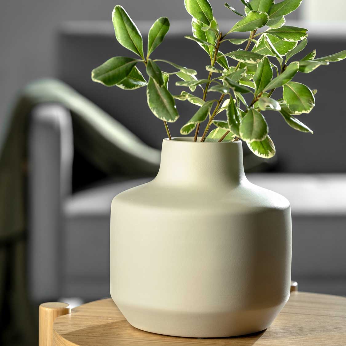 Keramikvase MILANO 22 cm creme