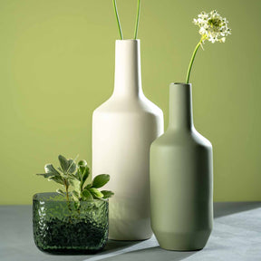 Keramikvase MILANO 40 cm grün