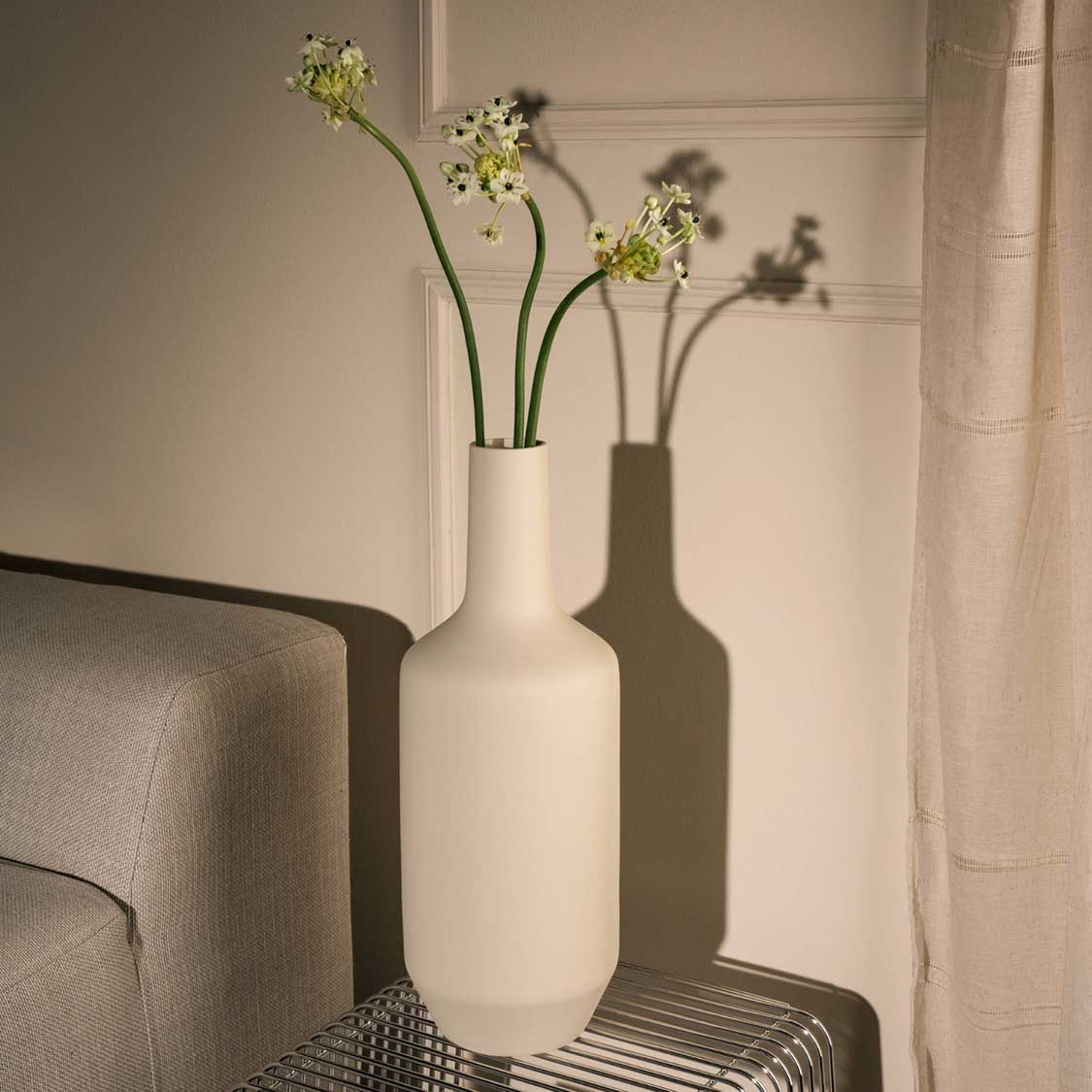 Keramikvase MILANO 50 cm creme