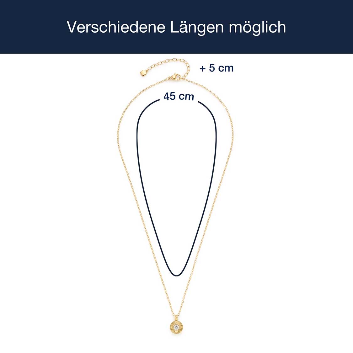 Halskette ISABELLE 45 gold