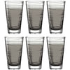 Trinkglas VARIO STRUTTURA  280 ml anthrazit 6er-Set